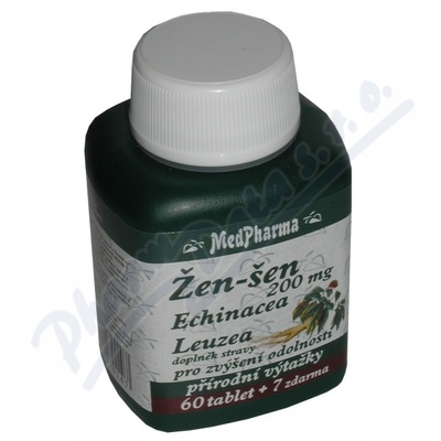 MedPharma Ženšen+echinacea+leuzea—67 tablet