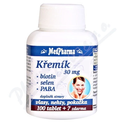 MedPharma Křemík 30mg+Biotin+PABA—107 tablet