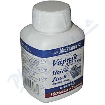 MedPharma Vápník + Hořčík + Zinek—107 tablet