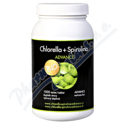 Advance Chlorella + Spirulina BIO—1000 tablet