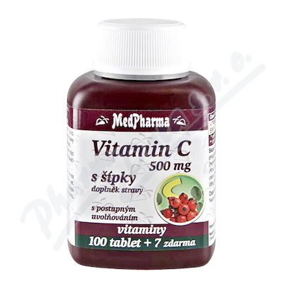 MedPharma Vitamín C 500mg s šípky—107 tablet