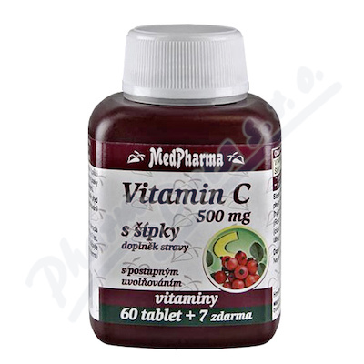 MedPharma Vitamín C 500mg s šípky—67 tablet