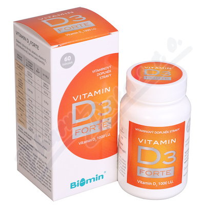 Biomin Vitamin D3 FORTE 1000 I.U.—60 tobolek