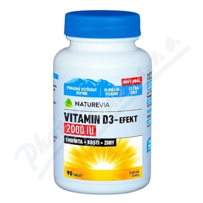 NatureVia Vitamin D3-Efekt 2000IU—90 tablet
