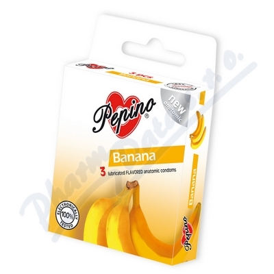 Prezervativ - kondom Pepino Banán—3 ks