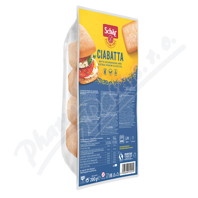 Schar Housky k dopečení Ciabatta  4x50 g