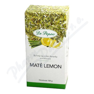 Dr. Popov - Čaj Maté zelené Lemon—100 g