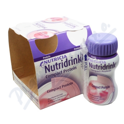 Nutridrink Compact Protein Jahoda—4x125 ml