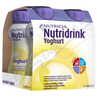 Nutridrink Yughurt Vanilka&Citron—4x200 ml