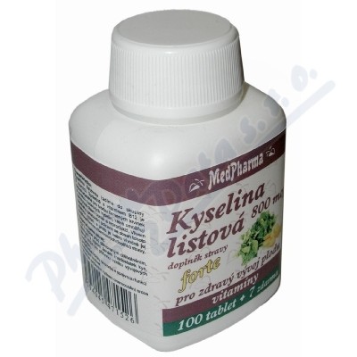 MedPharma Kyselina listová 800mcg—107 tablet