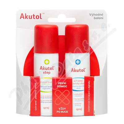 Akutol sprej + STOP sprej Duopack—2x60 ml