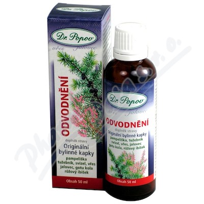 Dr.Popov Kapky bylinné Odvodnění—50 ml