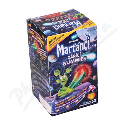 Walmark Marťánci zářící gummies —50 ks