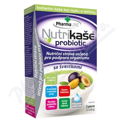 Nutrikaše probiotic se švestkami—3x60 g