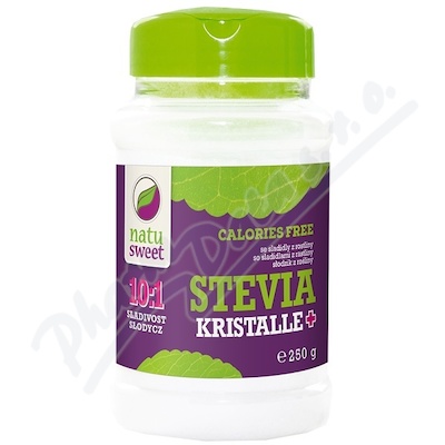 Stevia Natusweet Kristalle+ 10:1—sladidlo 250 g