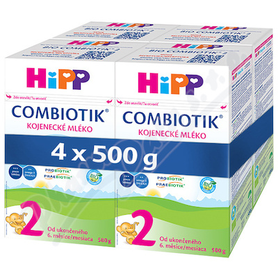 HiPP mléko HiPP 2 BIO Combiotik —4x 500 g