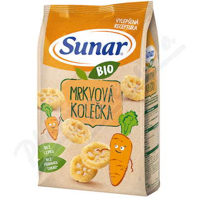 Sunar BIO křupky Mrkvová kolečka—45 g