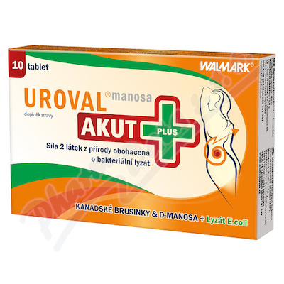 Walmark Uroval Manosa Akut Plus —10 tablet