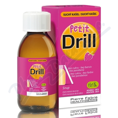 Petit Drill Sirup na suchý kašel—125 ml