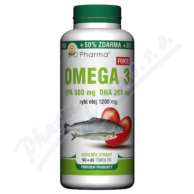 Bio-Pharma Omega 3 Forte 1200mg —90+45 tobolek