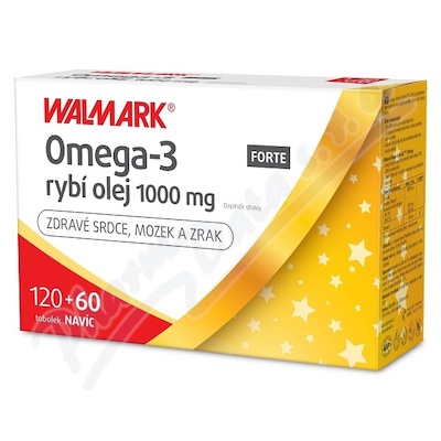 Walmark Omega 3 Forte Promo 2019—120 + 60 tobolek