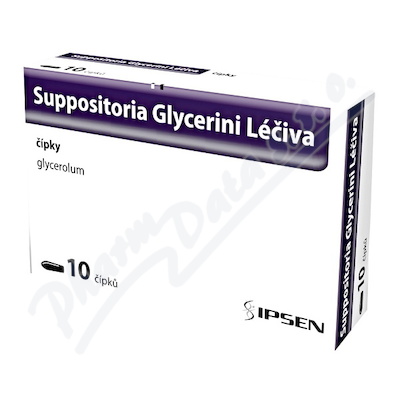Léčiva Suppositoria Glycerini 2g—10 čípků