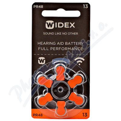 Baterie do naslouchadel Widex 13—6 ks