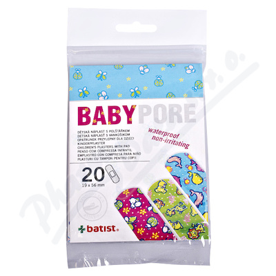 Babypore Náplasti dětské 19x56mm—20 ks