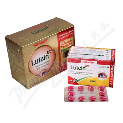 Walmark Lutein Plus 20 mg promo—70 + 50 tobolek