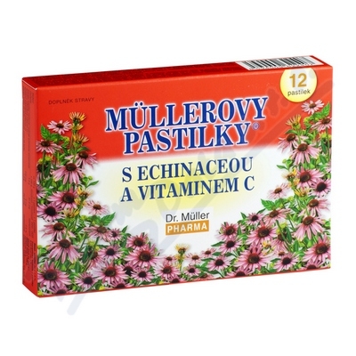 Müllerovy pastilky s echinaceou—12 ks
