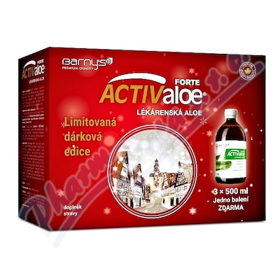 Barny´s ActiveAloe Vánoce (2+1)—3x500 ml