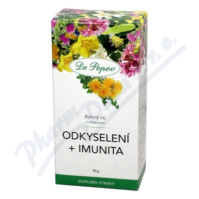 Dr.Popov Čaj Odkyselení+Imunita—50 g