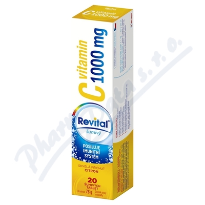 Revital C vitamin 1000mg Citron—20 šumivých tablet