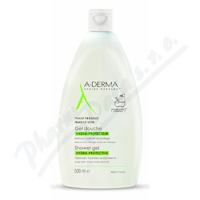 A-derma Hydratační sprchový gel—500 ml