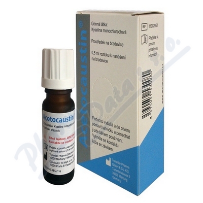 Acetocaustin 0.5ml na bradavice