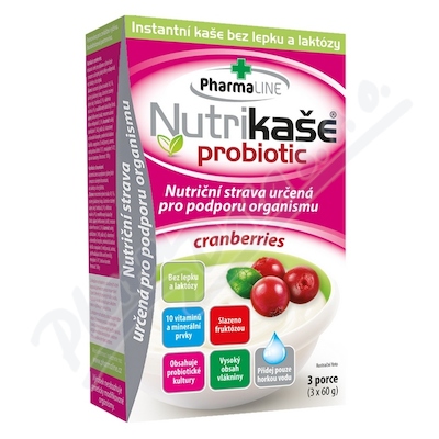 Nutrikaše probiotic cranberries—3x60 g