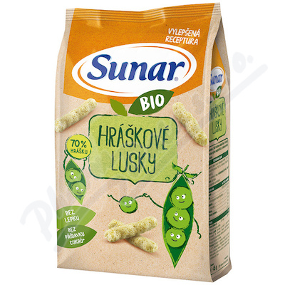 Sunar BIO křupky Hráškové lusky—45 g