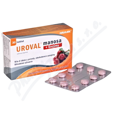 Walmark Uroval Manosa + enzymy —30 tablet
