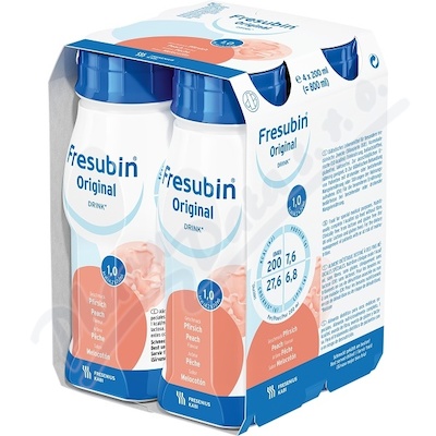 Fresubin Original Drink Broskev—4x200 ml