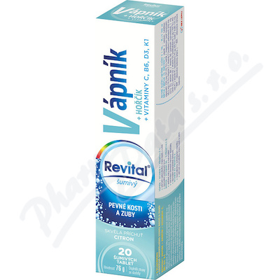 Revital Vápník+Hořčík+Vitaminy—20 šumivých tablet