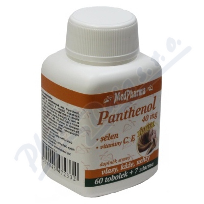 MedPharma Panthenol 40mg forte—67 tablet