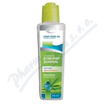 Topvet Wellness konopný šampon—250 ml
