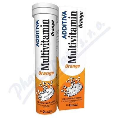 Additiva Multivitamin pomeranč—20 šumivých tablet