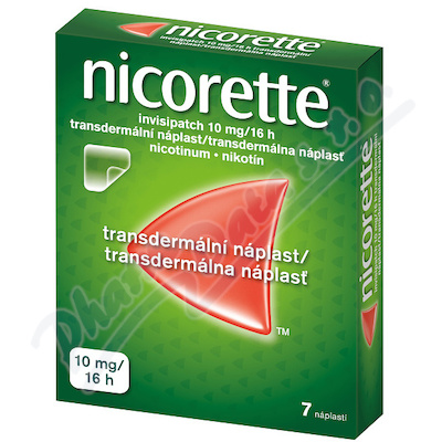 Nicorette Invisipatch 10mg/16h—transderm.náplast 7 ks