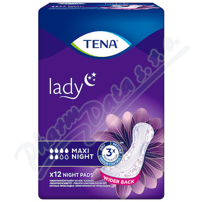 TENA Lady Maxi Night inkontinenční vložky absorp. 1020ml, 12ks