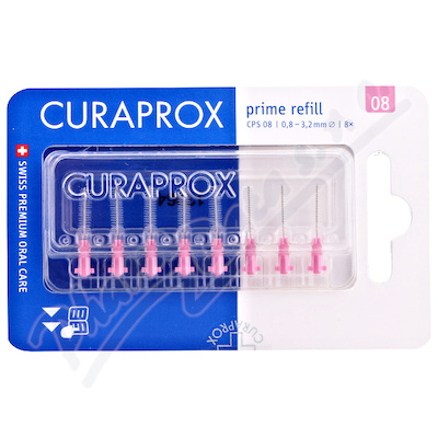 Curaprox CPS 08 prime refill —mezizubní kartáček 8ks