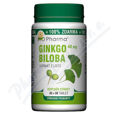 Bio-Pharma Ginkgo Biloba 40mg—60 tablet