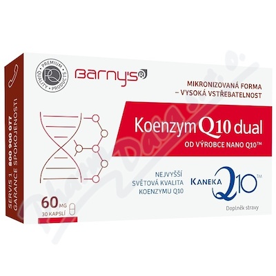 Barny´s Koenzym Q10 Dual 60mg—30 tobolek