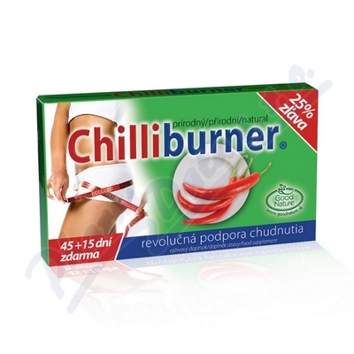 Chilliburner podpora hubnutí —45 tablet + 15 zdarma