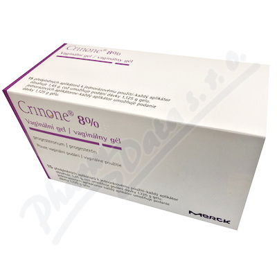 Crinone 8% Vaginální gel 15x1—125 g